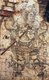 China: Door God in a mural in the tomb of Han Shixun, Xuanhua, Hebei, Liao Dynasty (1093-1117).