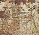 China: Preparing sutras for a religious ceremony (detail) in a mural in the tomb of Han Shixun, Xuanhua, Hebei, Liao Dynasty (1093-1117).