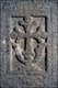Sri Lanka: A rock-carved Nestorian Cross at Anuradhapura, c.500 CE.