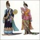 Burma / Myanmar:18th century illustration of Konbaung Dynasty nobility in court dress during the reign of King Bodawpaya (1782-1819)