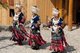 China: Miao women dancing in the village of Langde Shang, southeast of Kaili, Guizhou Province